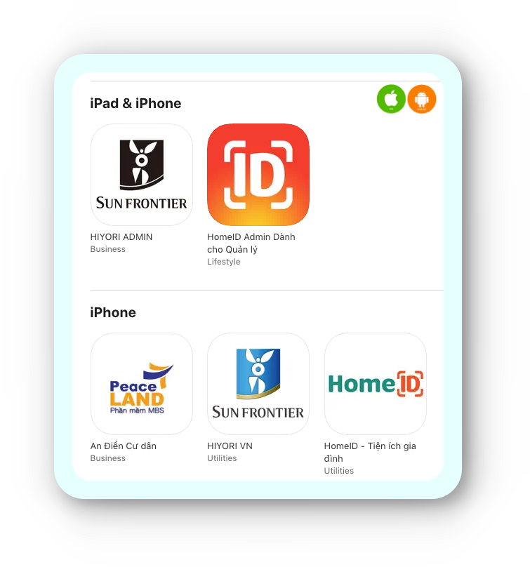 homeid store android ios